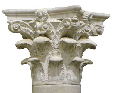 Cast Stone Column Corinthian Capital Photo CL CC 8