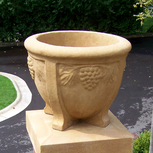 Cast Stone Fountain and Planter FT 1207