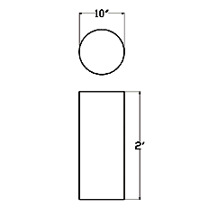 Cast Stone Column CL 10 S