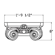 Cast Stone Column CL IC 10