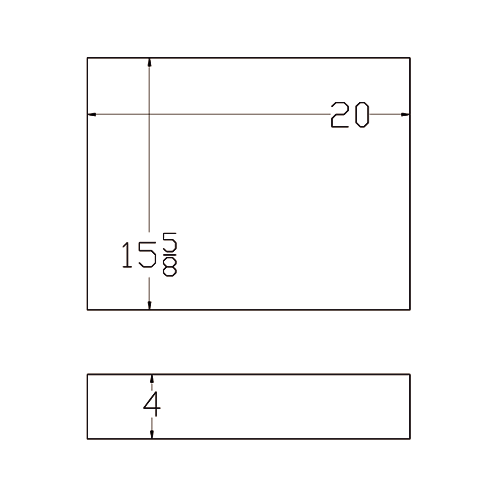 Cast Stone Quoin Drawing QU 102