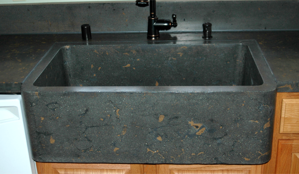 Installed Apron Sink Photo