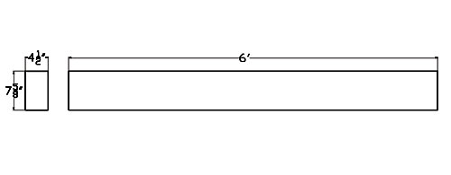 Cast Stone Banding Drawing BA 121