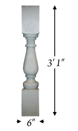 Cast Stone Baluster BL 102