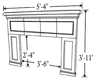 Cast Stone Fireplace Surround FP 475