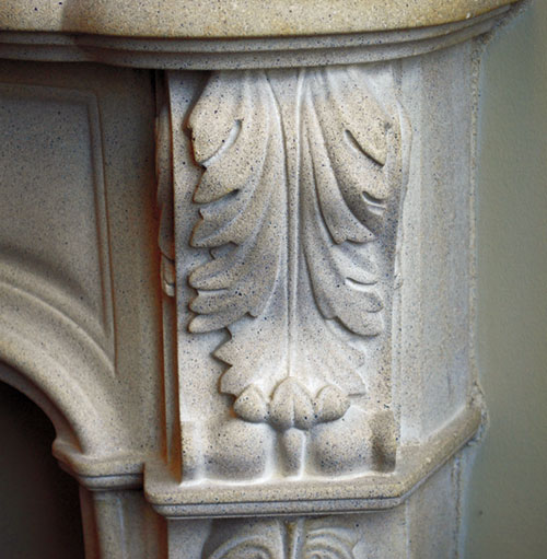 Cast Stone Fireplace Surround FP 575 detail