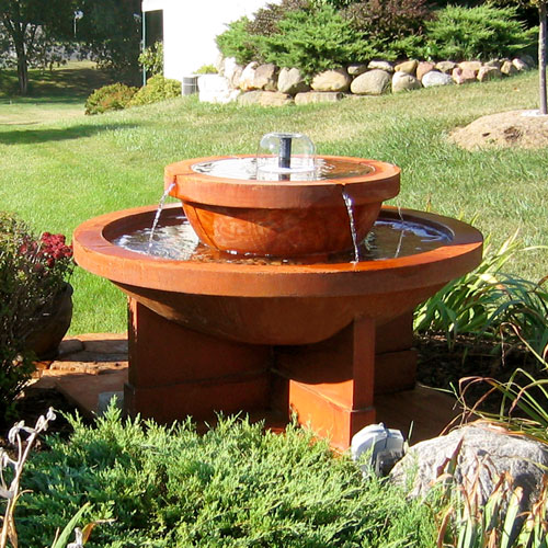 Cast Stone Fountain and Planter FT A2561