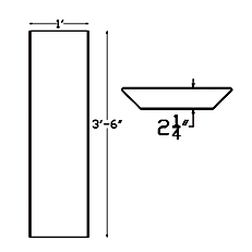 Cast Stone Newel Post BL 201