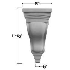 Cast Stone Bracket BR 365