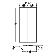 Cast Stone Coping CO 401