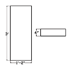 Cast Stone Coping CO 1404