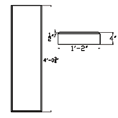 Cast Stone Coping CO 1414