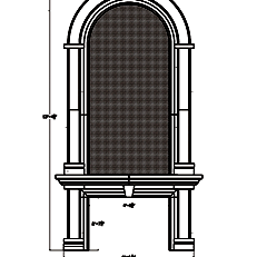 Cast Stone Fireplace Surround FP 331