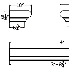 Cast Stone Fireplace Mantel FPM 201