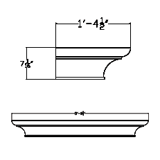 Cast Stone Fireplace Mantel FPM 750