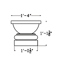 Cast Stone Fountain/Planter FT 1162