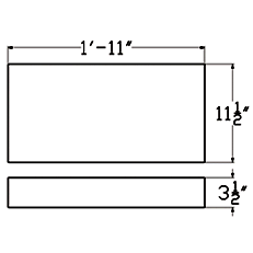 Cast Stone Block SK 423