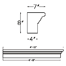 Cast Stone Sill SL 531