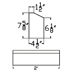 Cast Stone Watertable WT 303