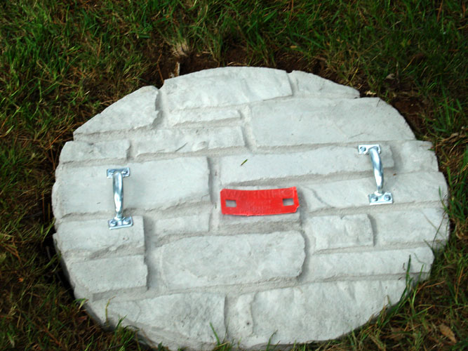 Cast Stone Tank Lid MS-610