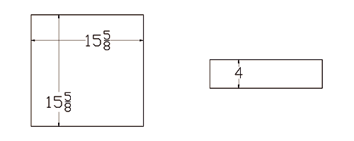 Cast Stone Quoin Drawing QU 101