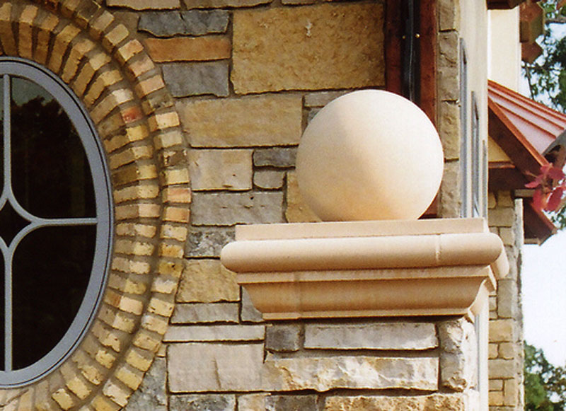 Cast Stone Sphere Photo SF 208