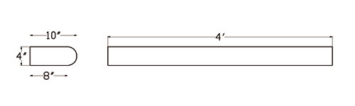 Cast Stone Sill Drawing SL 325